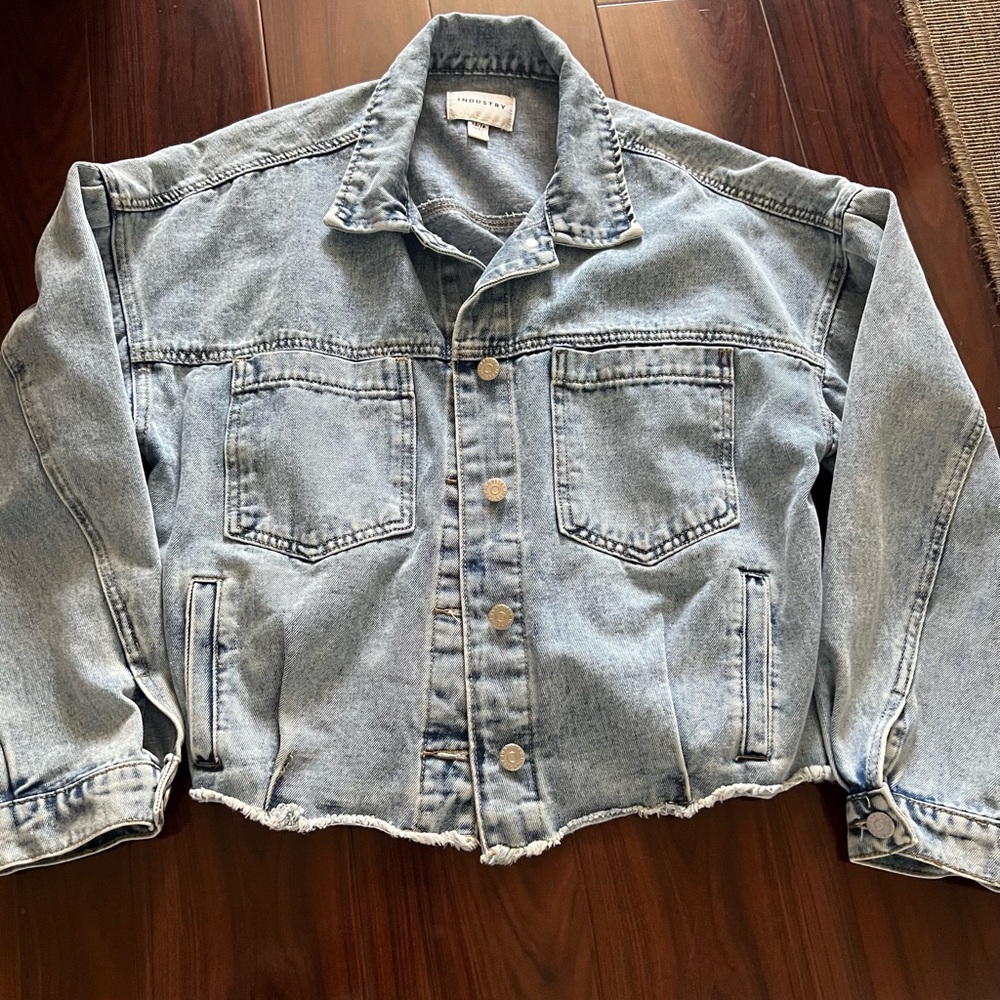 Women's Light Blue Denim Jean Jacket